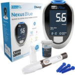 GlucoRx Nexus Blood Glucose Meter - Blue