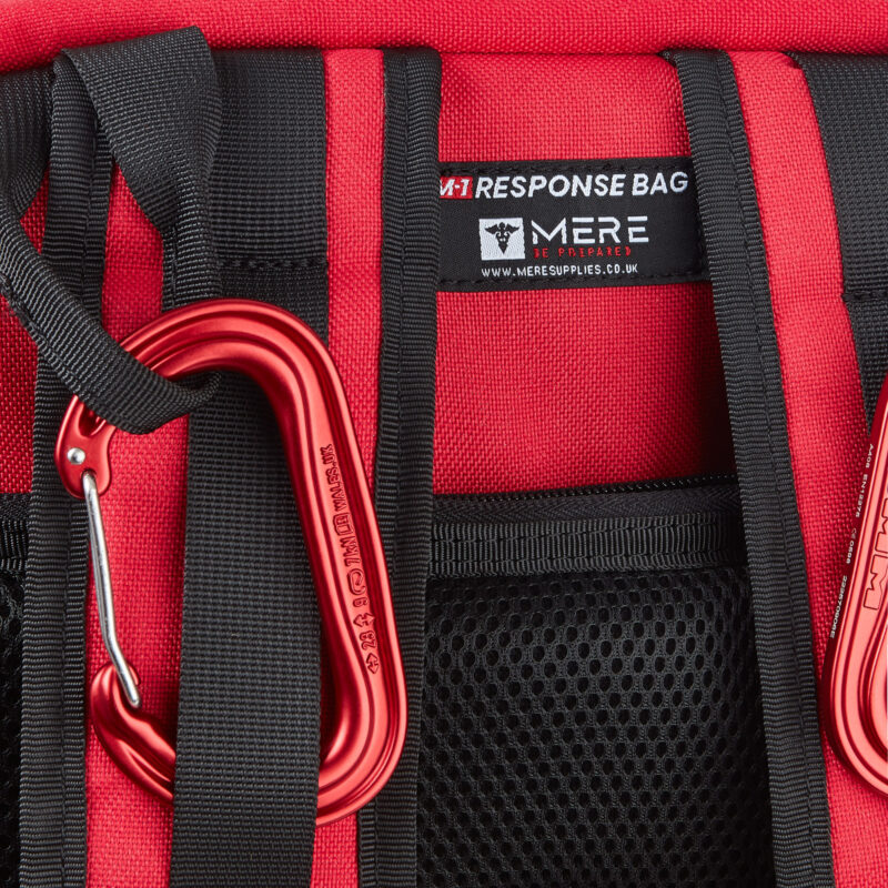 a mere medic response bag embroidered tag